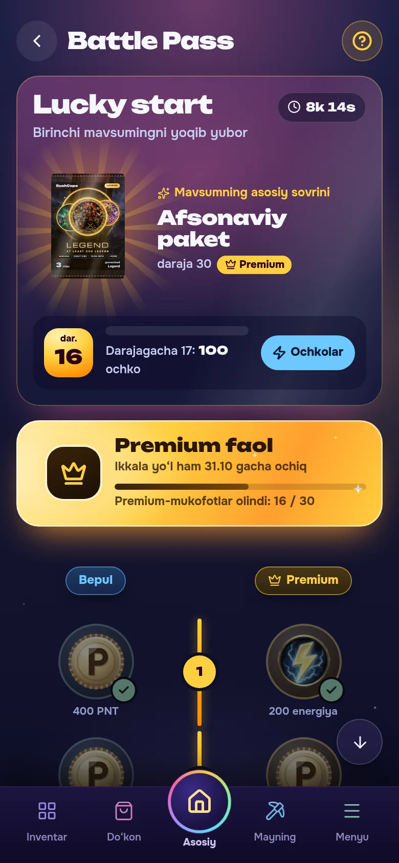 Mukofotli Battle Pass